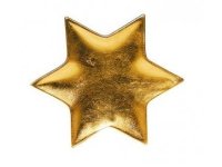 Talíř keramický zlatá hvězda 30cm